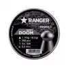 Gun pellets RANGER PRORO.55.250.DH Diabolo 5.5 mm, 250 gab., sudraba krāsā, alumīnija dozators