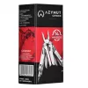 Multitool AZYMUT H2038 pilnizmēra daudzfunkciju instruments — 14 instrumenti, 16,2 cm atvērts, 10,1 cm salocīts, 264 g, 420/7CR13 tērauds, ādas maciņš