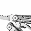 Multitool AZYMUT H2038 pilnizmēra daudzfunkciju instruments — 14 instrumenti, 16,2 cm atvērts, 10,1 cm salocīts, 264 g, 420/7CR13 tērauds, ādas maciņš