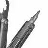 Multitool AZYMUT H2038 pilnizmēra daudzfunkciju instruments — 14 instrumenti, 16,2 cm atvērts, 10,1 cm salocīts, 264 g, 420/7CR13 tērauds, ādas maciņš