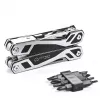 Multitool AZYMUT Trohon H-P2010121 — pilna izmēra 12 rīku nerūsējošā tērauda knaibles, 8 uzgaļi, salocīts 10,5 cm, 381 g