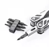 Multitool AZYMUT Trohon H-P2010121 — pilna izmēra 12 rīku nerūsējošā tērauda knaibles, 8 uzgaļi, salocīts 10,5 cm, 381 g