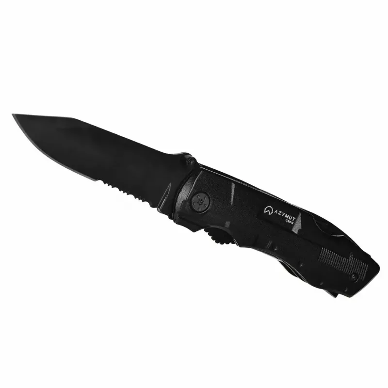 Multitool AZYMUT Gron — pilna izmēra daudzfunkciju rīks, 11 rīki, 9 uzgaļi, nerūsējošais tērauds, salocīts 11 cm, izvērsts 15,4 cm