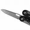 Multifunkcionālais instruments AZYMUT Turon 10 rīku karabīne H-P224108 — nerūsējošais tērauds 420, 10 funkcijas, salocīts 11 cm, svars 224 g, ādas maciņš