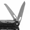 Multifunkcionālais instruments AZYMUT Turon 10 rīku karabīne H-P224108 — nerūsējošais tērauds 420, 10 funkcijas, salocīts 11 cm, svars 224 g, ādas maciņš