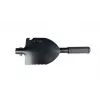Salokāma taktiskā lāpsta AZYMUT Trapper — nerūsējošais tērauds, melna, 410 mm, 565 g
