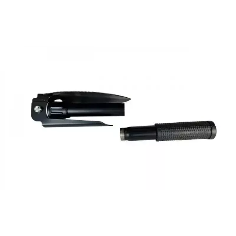 Salokāma taktiskā lāpsta AZYMUT Trapper — nerūsējošais tērauds, melna, 410 mm, 565 g