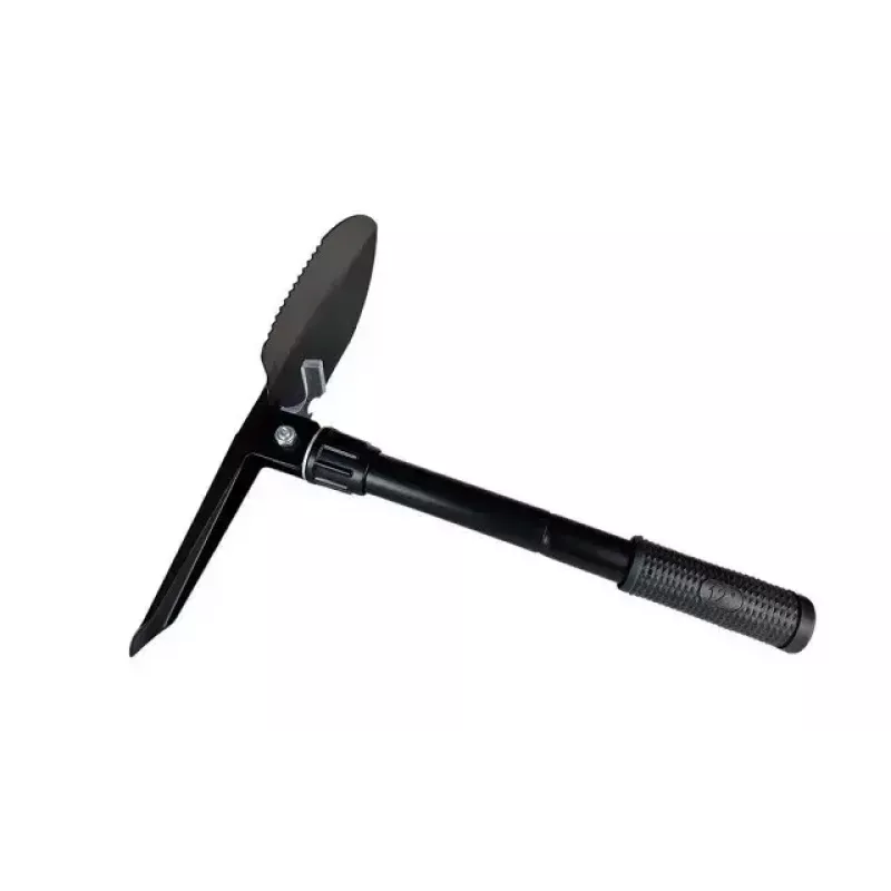 Salokāma taktiskā lāpsta AZYMUT Trapper — nerūsējošais tērauds, melna, 410 mm, 565 g