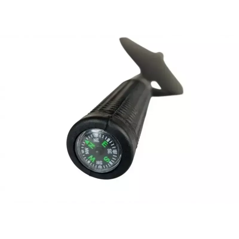 Salokāma taktiskā lāpsta AZYMUT Trapper — nerūsējošais tērauds, melna, 410 mm, 565 g