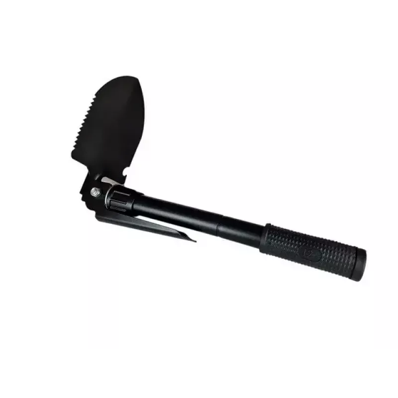 Salokāma taktiskā lāpsta AZYMUT Trapper — nerūsējošais tērauds, melna, 410 mm, 565 g