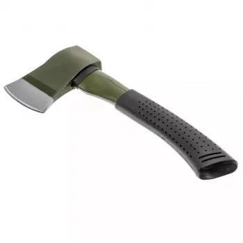 Mazais cirvis Mil-Tec 15506000 — kompakts āra cirvis, nerūsējošā tērauda asmens 4,6 mm, garums 280 mm, galvas platums 80 mm, svars 832 g