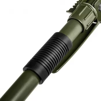 Salokāmā lāpsta Mil-Tec Mini II — kompakts tranšeju rīks, 405 mm garums, 100 mm lāpstas platums, 560 g, salokāma (15,5 x 10 x 6,5 cm)