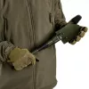 Salokāmā lāpsta Mil-Tec Mini II — kompakts tranšeju rīks, 405 mm garums, 100 mm lāpstas platums, 560 g, salokāma (15,5 x 10 x 6,5 cm)
