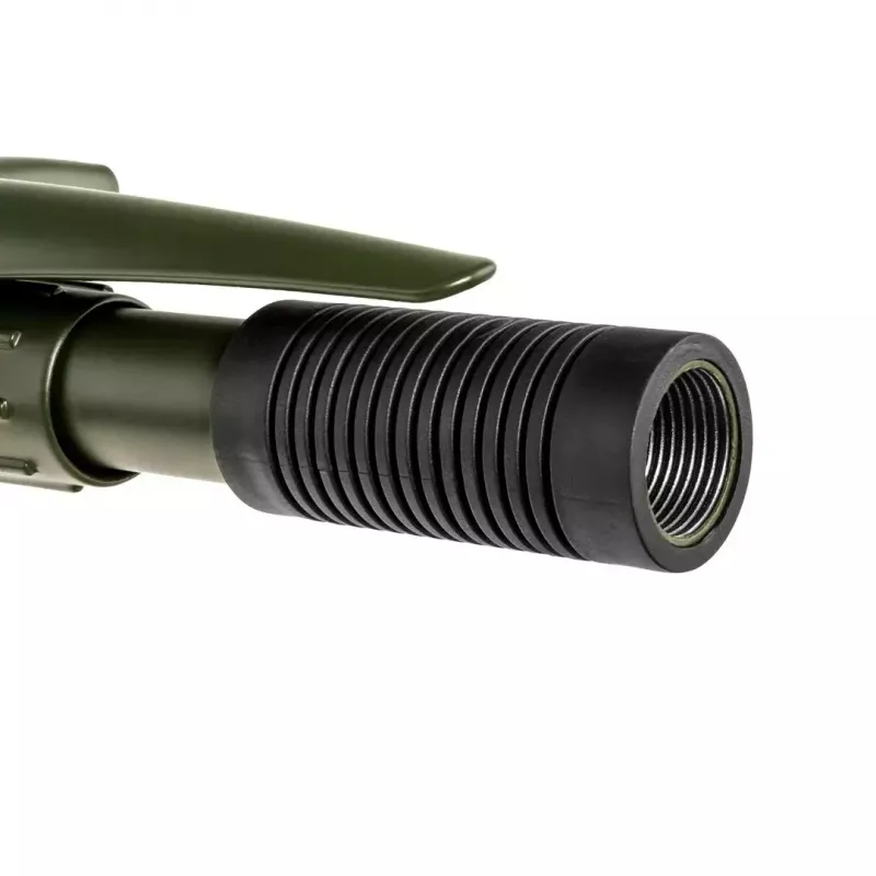Salokāmā lāpsta Mil-Tec Mini II — kompakts tranšeju rīks, 405 mm garums, 100 mm lāpstas platums, 560 g, salokāma (15,5 x 10 x 6,5 cm)