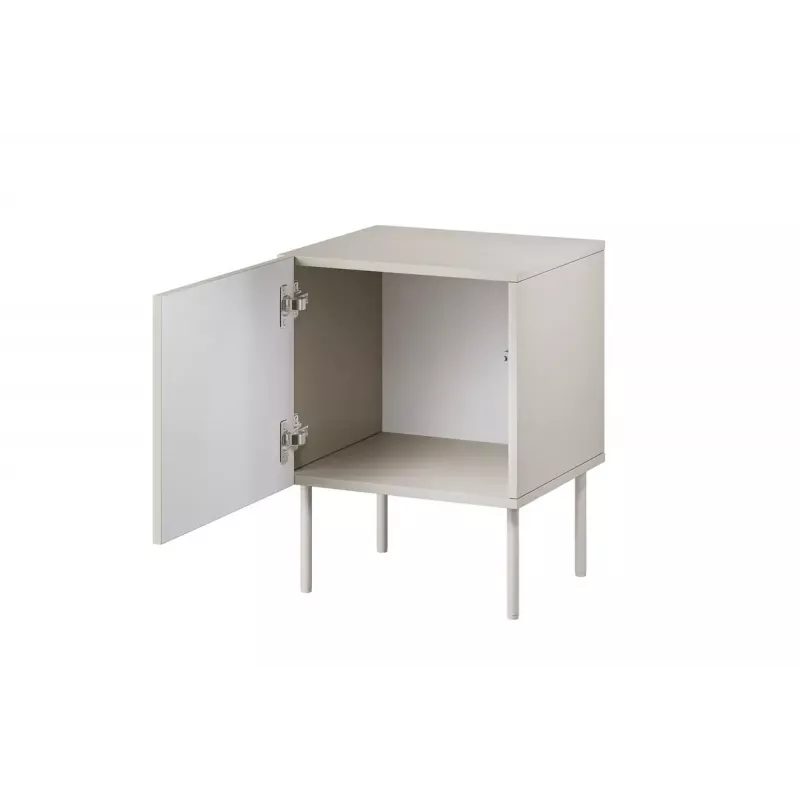 Naktsgaldiņš Cama meble SIENA 44.5×40×59 cm, matēts kašmira krāsā, MDF un skaidu plātne, 2 gab. komplekts