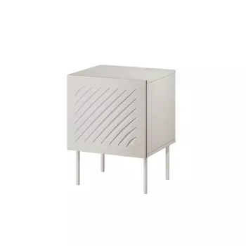 Naktsgaldiņš Cama meble SIENA 44.5×40×59 cm, matēts kašmira krāsā, MDF un skaidu plātne, 2 gab. komplekts