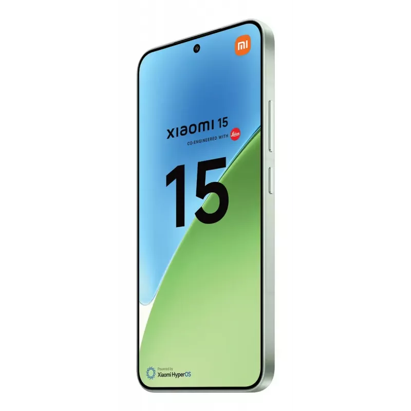 Viedtālrunis Xiaomi 15 — Snapdragon 8 Elite, 12 GB RAM, 512 GB, 6,36 collu AMOLED, 5240 mAh, Dual SIM, IP68, Zaļš