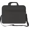 Portatīvā datora soma DEFENDER 15,6 collas (39,6 cm) — poliesters, noņemama plecu siksna, rāvējslēdzējs, melna