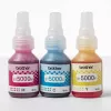 Tintes kasetņu komplekts Brother BT-5000C saderīgs, 3 krāsu komplekts (ciāna, fuksīna, dzeltena), 3 gab., 48.8 ml, 5000 lappuses