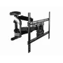 Sienas televizora stiprinājums Gembird WM-75ST-01 32–75 collu ekrāniem, VESA 600x400, 45,5 kg, regulējams attālums 4,9–49,1 cm, slīpums -5°–8°