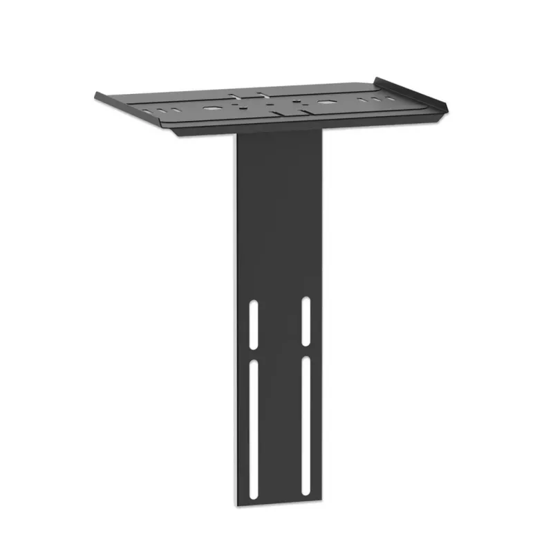 Grīdas TV un monitora stiprinājuma ratiņu statīvs MANHATTAN 461238, pārvietojams, melns, augstums 1803 mm, VESA 200x200–600x400, maks. 50 kg