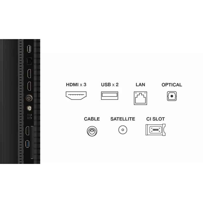 TV TCL P79K 50 collas QLED 4K (127 cm) 3840 x 2160, Google TV, HDR10+, HDMI 2.1, 3xHDMI, Wi‑Fi, Bluetooth