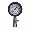 Analogais manometrs YATO YT-73022 0–20 bar, 75 mm ciparnīca, oglekļa tērauds, 0,5 m šļūtene, 4 misiņa adapteri, pārnēsāšanas futrālis