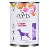 Slapjā barība suņiem 4vets Natural Gastro Intestinal 400 g — terapeitiska mitra diēta gremošanas atbalstam, tītara, 7,5% olbaltumvielu, 5,5% tauku, bez lipekļa un laktozes