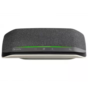HP Poly Sync 10 skaļrunis + USB-A uz USB-C kabelis, PC, melna, 0,715 m, Windows 10, Windows 11, MacOS, 100–7800 Hz