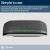 HP Poly Sync 10 skaļrunis + USB-A uz USB-C kabelis, PC, melna, 0,715 m, Windows 10, Windows 11, MacOS, 100–7800 Hz