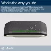 HP Poly Sync 10 skaļrunis + USB-A uz USB-C kabelis, PC, melna, 0,715 m, Windows 10, Windows 11, MacOS, 100–7800 Hz