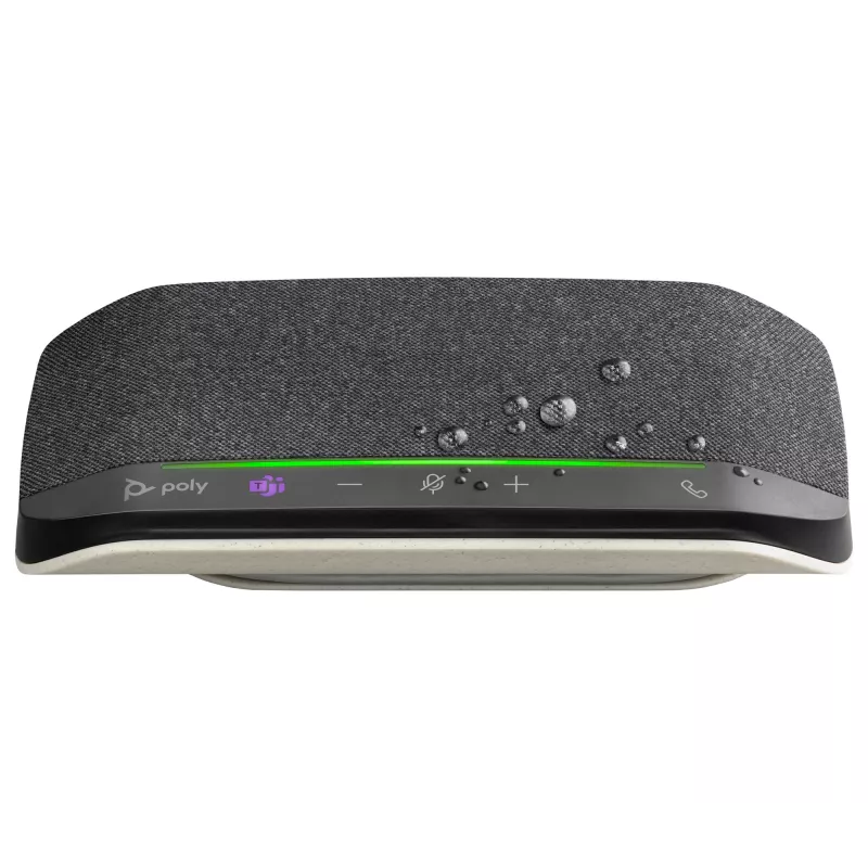 HP Poly Sync 10 skaļrunis + USB-A uz USB-C kabelis, PC, melna, 0,715 m, Windows 10, Windows 11, MacOS, 100–7800 Hz