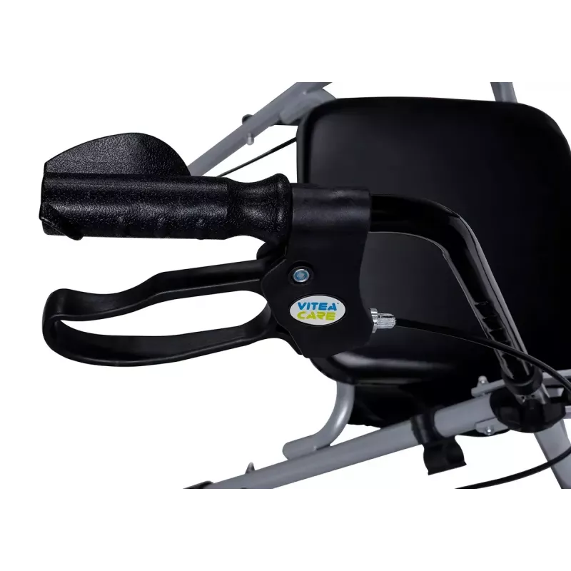 MDH PPC035 staigulis / rollators ar sēdekli un grozu, alumīnijs, salokāms, maks. slodze 136 kg