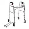 Manuālais ratiņkrēsls TIMAGO JMC-C 3223, alumīnija rāmis, 4 riteņi, regulējams augstums 79–91 cm, maks. slodze 136 kg, platums 595 mm, svars 3,8 kg