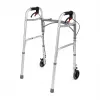 Manuālais ratiņkrēsls TIMAGO JMC-C 3223, alumīnija rāmis, 4 riteņi, regulējams augstums 79–91 cm, maks. slodze 136 kg, platums 595 mm, svars 3,8 kg