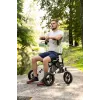 Bezceļu četrriteņu rollators TIMAGO RANGER, alumīnija, regulējams augstums 89,5–102,5 cm, slodze 136 kg, salokāms