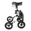 Bezceļu četrriteņu rollators TIMAGO RANGER, alumīnija, regulējams augstums 89,5–102,5 cm, slodze 136 kg, salokāms