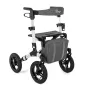 Bezceļu četrriteņu rollators TIMAGO RANGER, alumīnija, regulējams augstums 89,5–102,5 cm, slodze 136 kg, salokāms