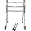 Staigāšanas rāmis VITEA CARE VCBP0031 alumīnija, regulējams augstums 82–100 cm, platums 600 mm, maks. slodze 110 kg, 12 cm riteņi