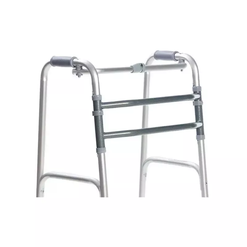 Staigāšanas rāmis VITEA CARE VCBP0031 alumīnija, regulējams augstums 82–100 cm, platums 600 mm, maks. slodze 110 kg, 12 cm riteņi