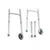 Staigāšanas rāmis VITEA CARE VCBP0031 alumīnija, regulējams augstums 82–100 cm, platums 600 mm, maks. slodze 110 kg, 12 cm riteņi