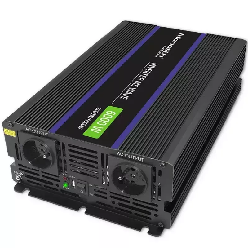 Strāvas pārveidotājs QOLTEC Monolith 6000 MS 12V uz 230V 6000W