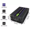 Strāvas pārveidotājs QOLTEC Monolith 6000 MS 12V uz 230V 6000W