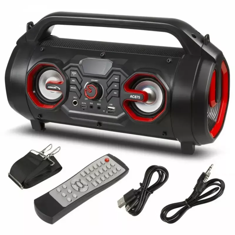 Pārnēsājams skaļrunis Bazooka Audiocore AC875, melns