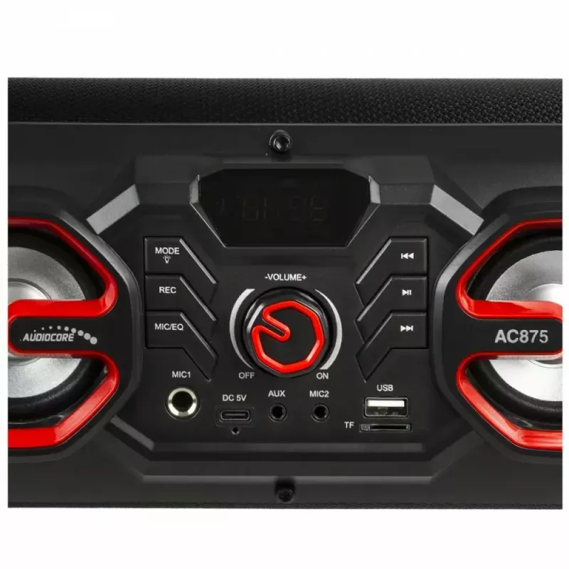 Pārnēsājams skaļrunis Bazooka Audiocore AC875, melns