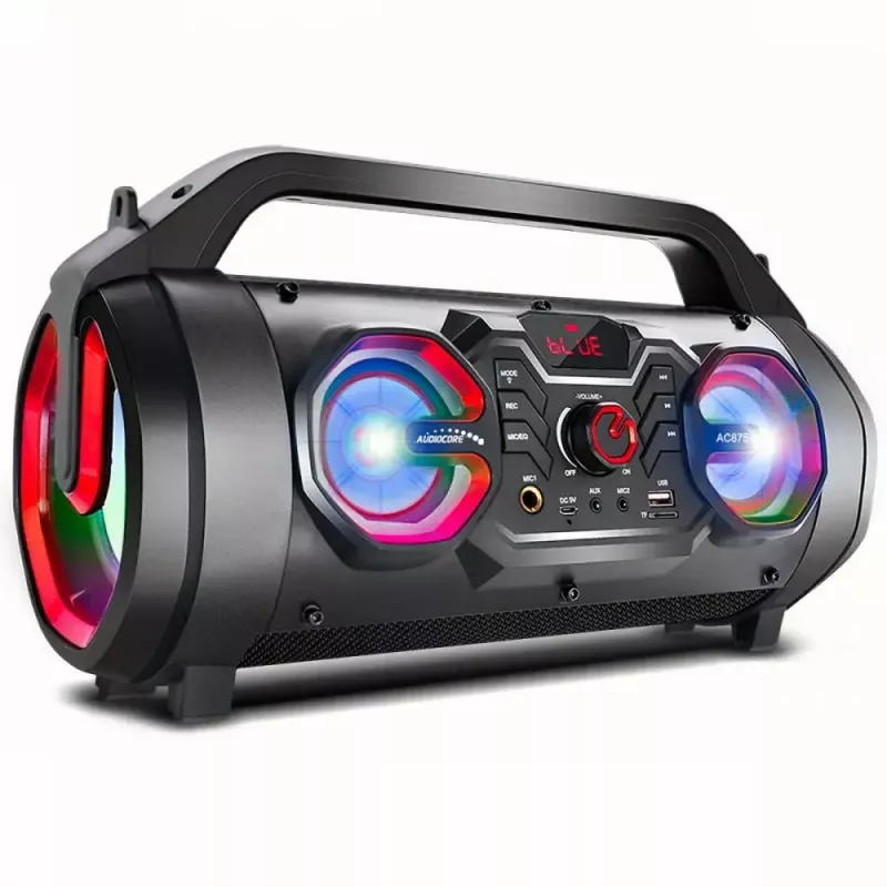 Pārnēsājams skaļrunis Bazooka Audiocore AC875, melns