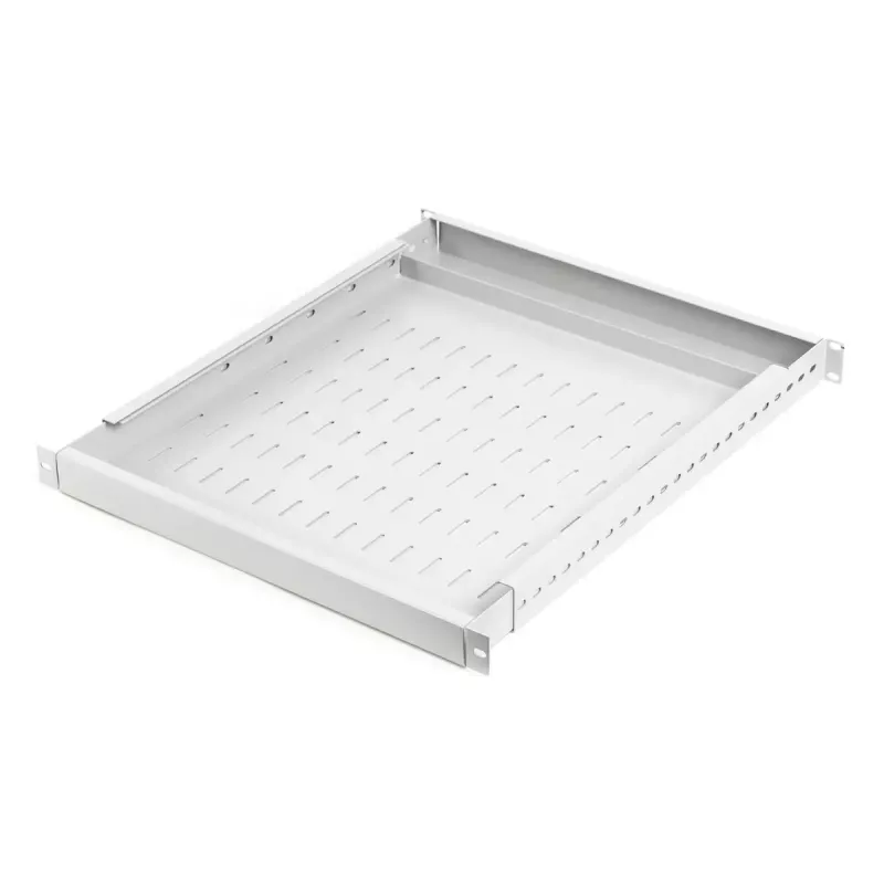 Plaukts Digitus TN-19-5/9-1U-W-GY pelēks tērauda 19 collu 500 mm dziļums