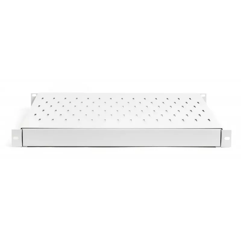 Plaukts Digitus TN-19-5/9-1U-W-GY pelēks tērauda 19 collu 500 mm dziļums