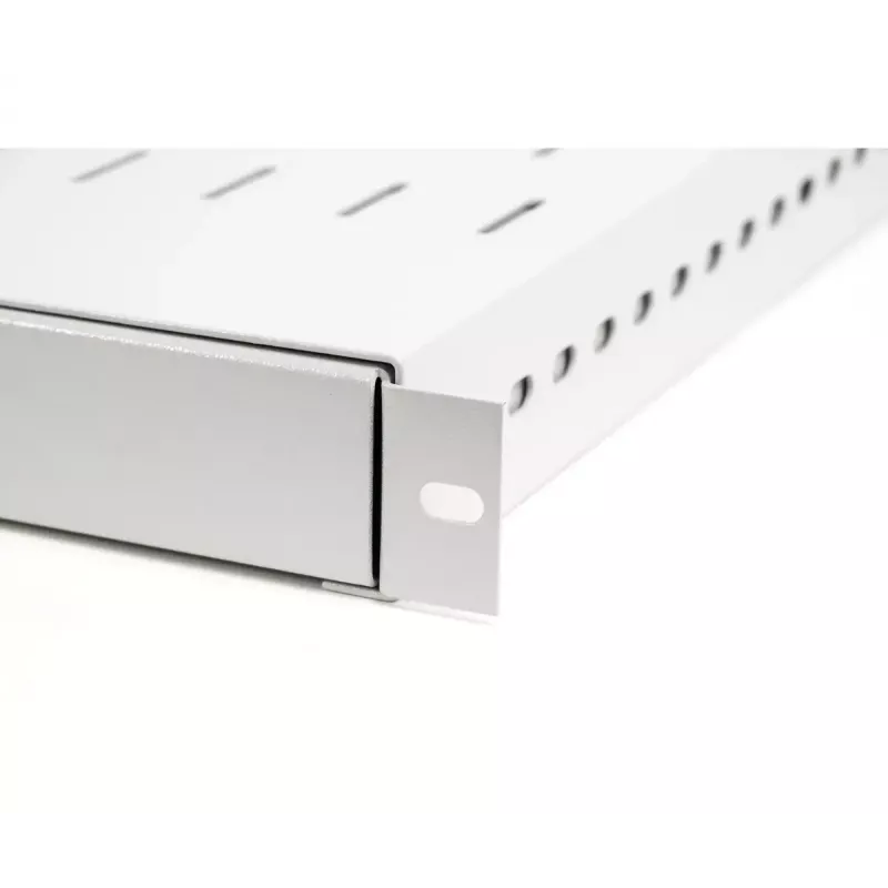 Plaukts Digitus TN-19-5/9-1U-W-GY pelēks tērauda 19 collu 500 mm dziļums