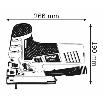 Bosch 0 601 512 000 elektriskais figūrzāģis 780 W 2.6 kg